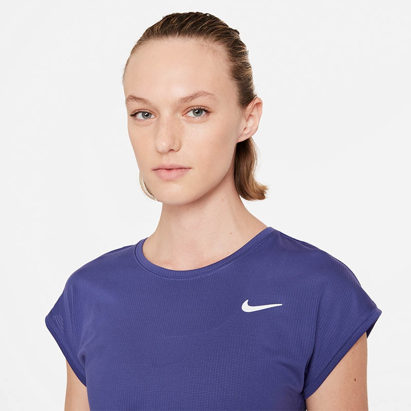 Nike Court Victory Women's Tennis Top Purpledust/white