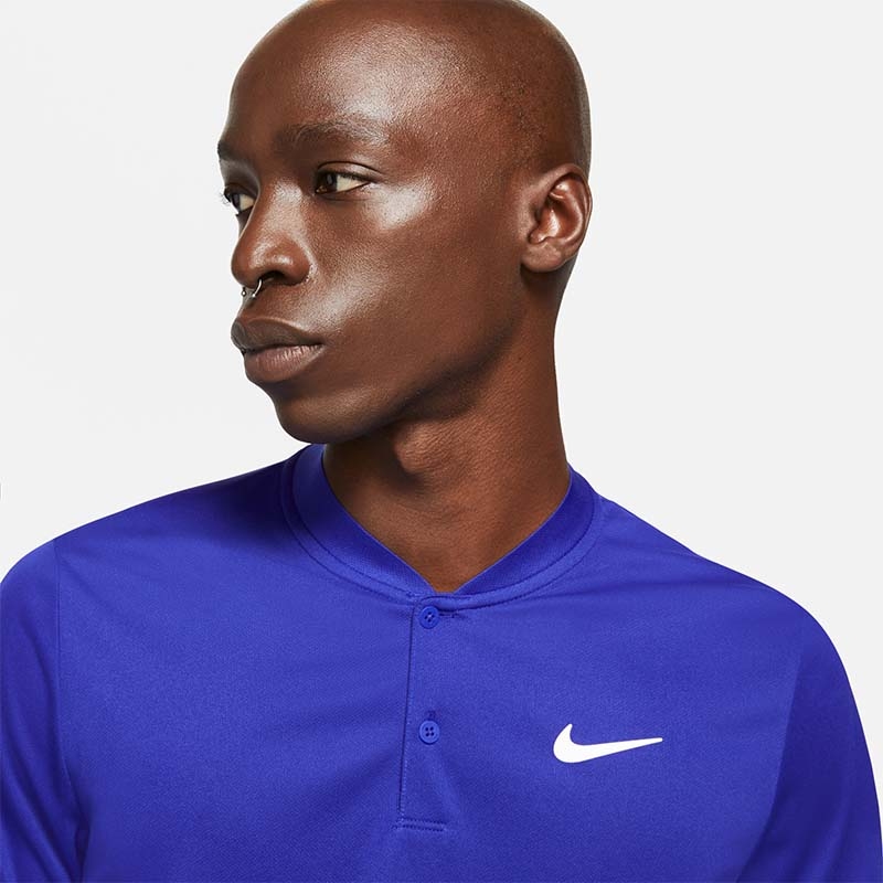 nike men's court dry blade tennis polo