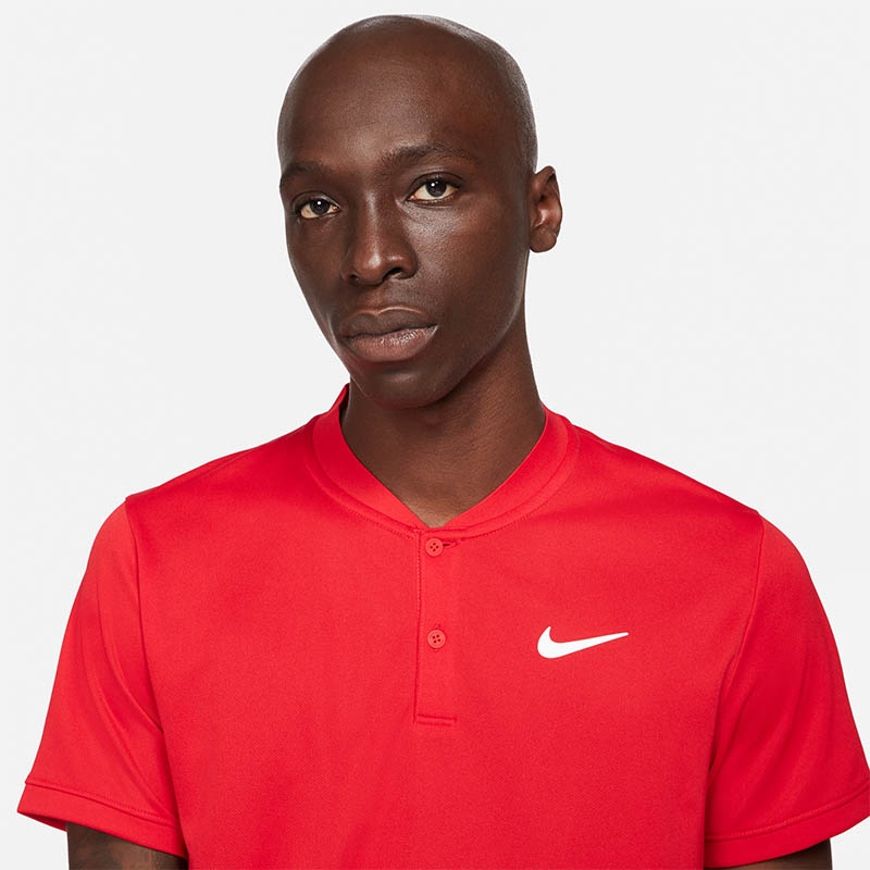 Nike Court Dry Blade Men's Tennis Polo Universityred