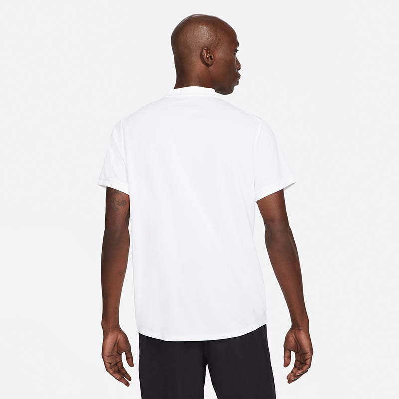 Nike Court Dry Blade Men's Tennis Polo White/black
