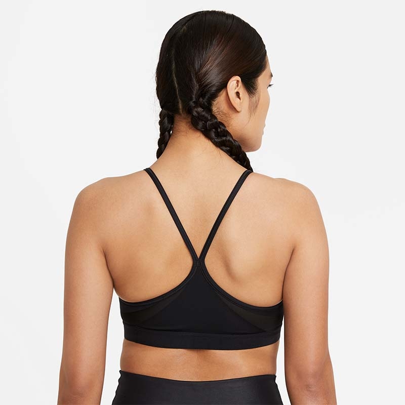 Nike Womens Dri-FIT Indy Zip Front Sports Bra