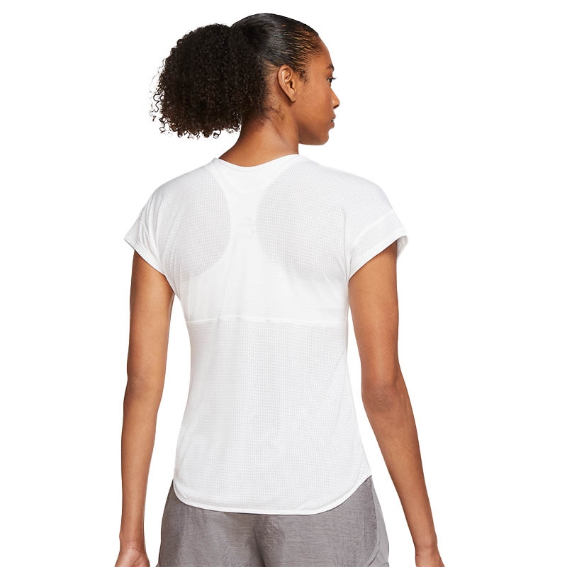 Nike Breathe Women's Tennis Top White