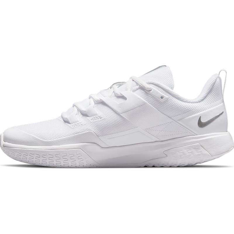 Nike Vapor Lite HC Women's Tennis Shoe White/metallicsilver