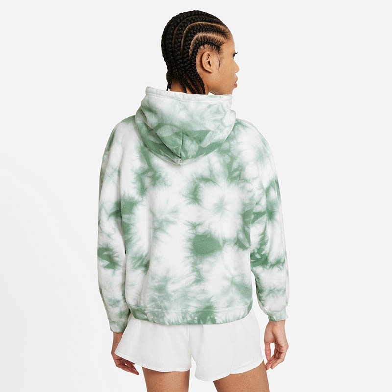 Nike Court Heritage Tie-Dye Women's Tennis Hoodie White/steam