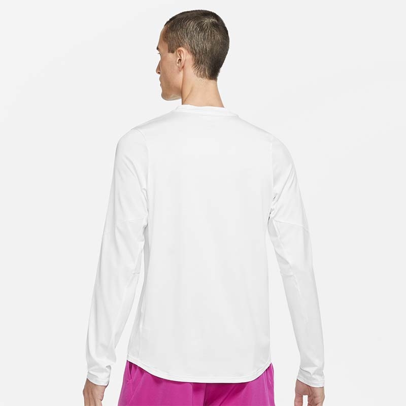Nike Court Advantage Half Zip Men's Tennis Top White