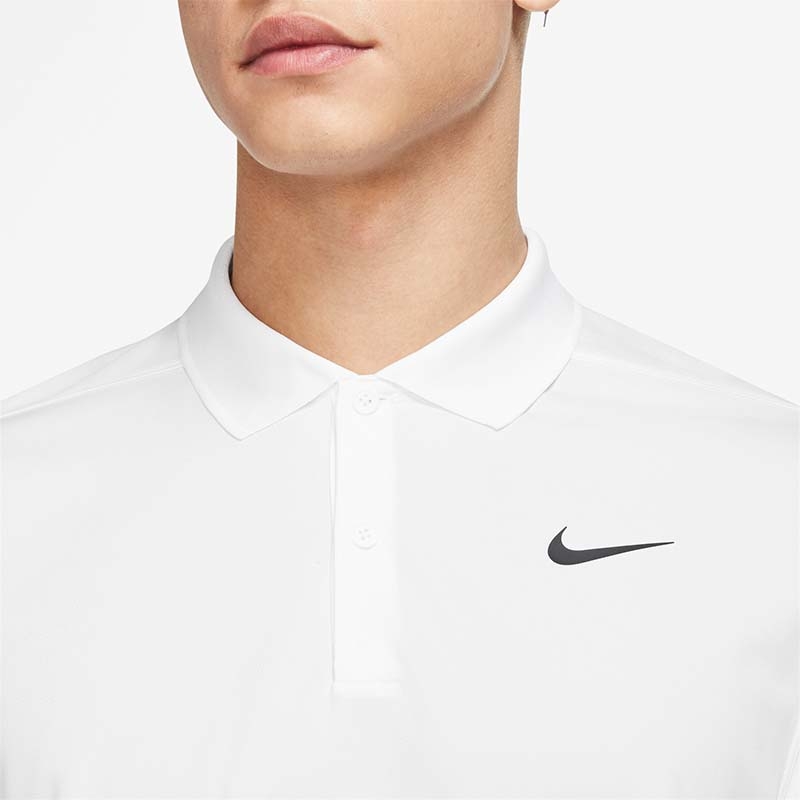 Denso Probablemente Doblez Nike Court Men's Tennis Polo White