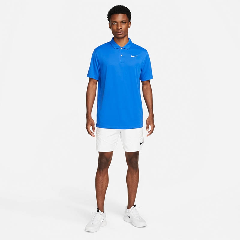 Nike Court Men's Tennis Polo Royal/white