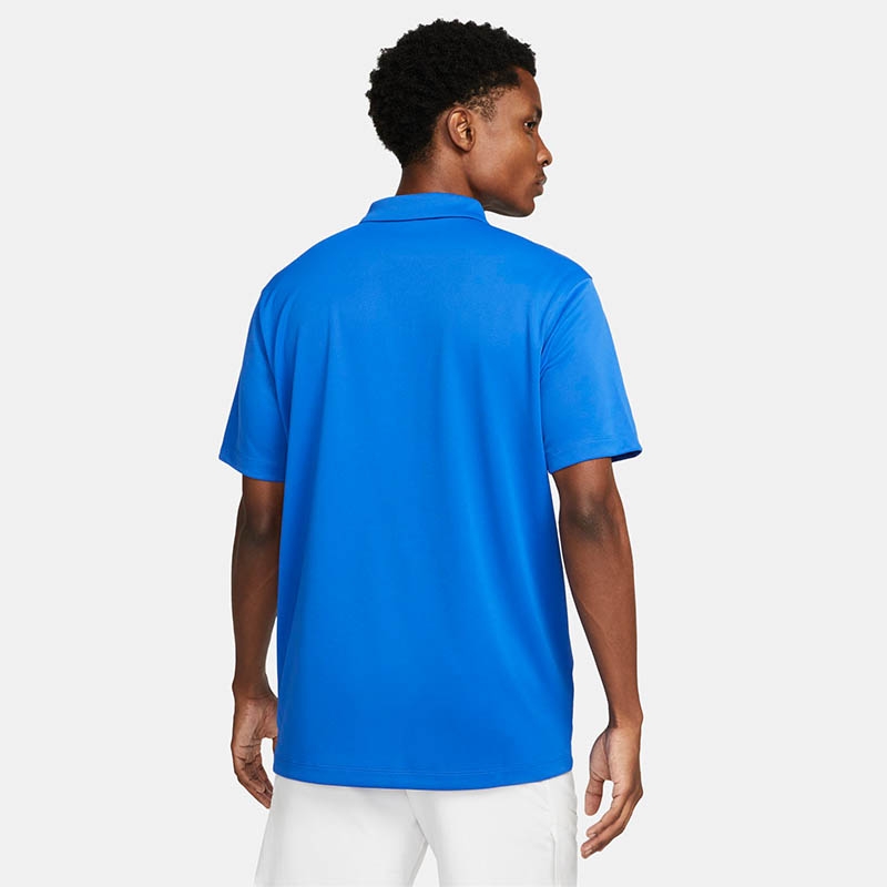 Nike Court Men's Tennis Polo Royal/white