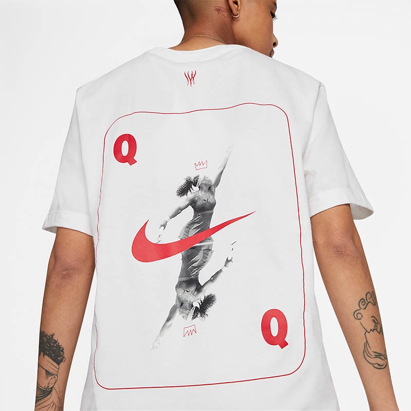 Lender soul Irreplaceable Nike Queen of the Court Women's Tennis Tee White