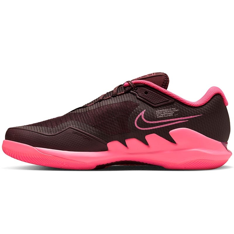 Bergbeklimmer Bermad klimaat Nike Court Zoom Vapor Pro Premium Women's Tennis Shoe Burgundy/pink