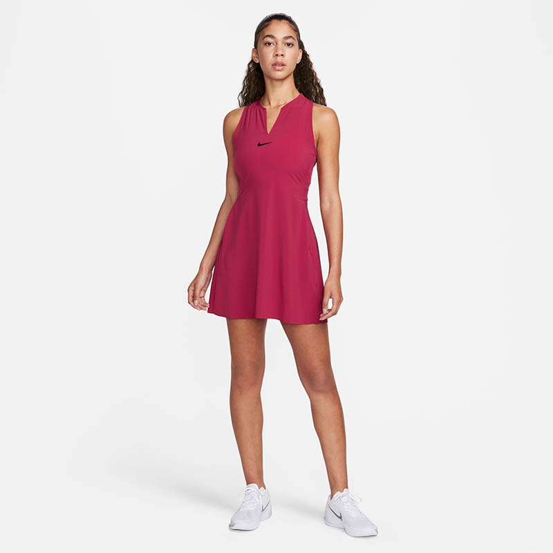 Nike Advantage Women's Tennis Dress Noblered/black