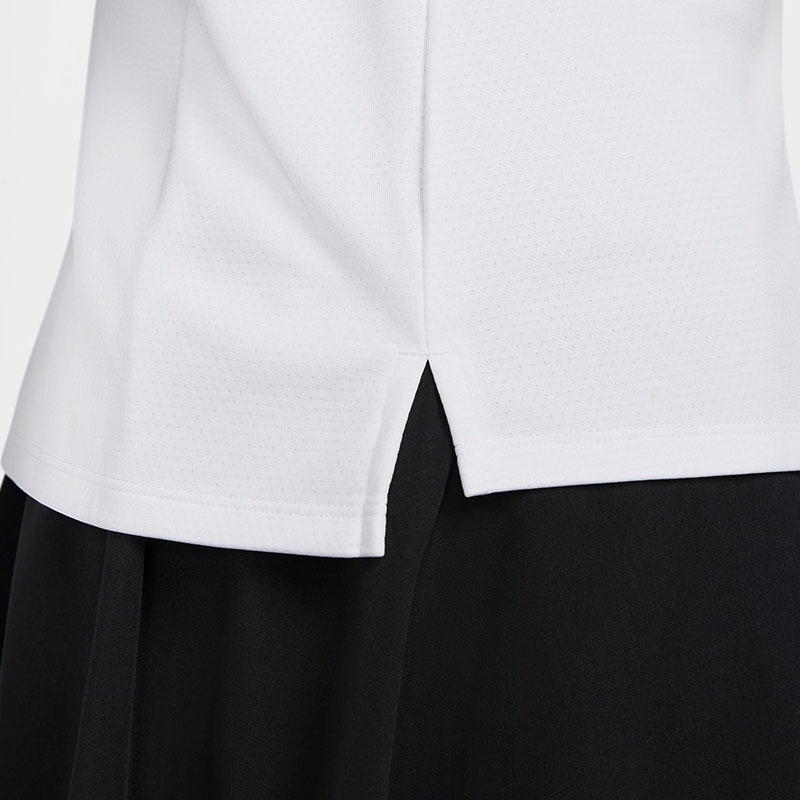Nike Uv Advantage Half Zip Women's Tennis Top White