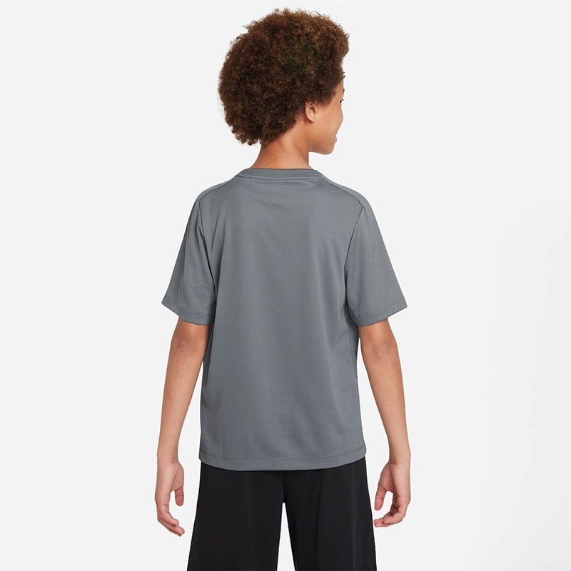 Nike Dri Fit Multi + Boys' Tee Grey