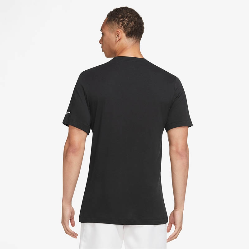 Broek amplitude Alert Nike Court OZ Men's Tennis Tee Black