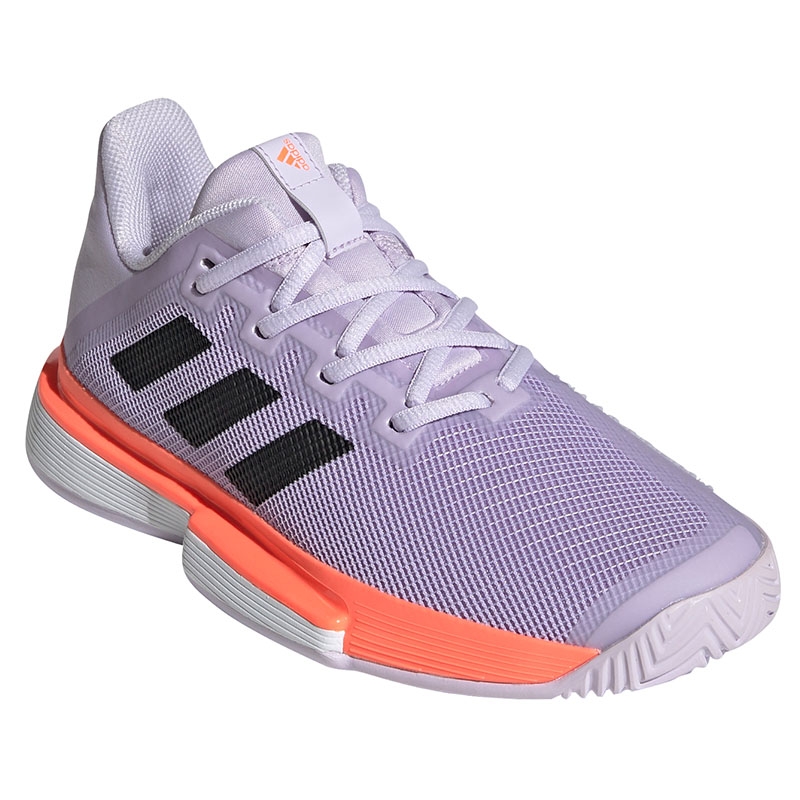 Adidas SoleMatch Bounce Women's Tennis Shoe Purple/coral