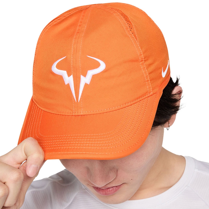 Nike Rafa Dri-Fit Club Men's Tennis Hat Safetyorange/white