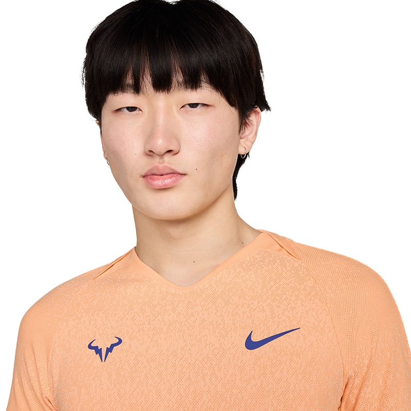 Nike Adv Rafa Men's Tennis Top Orangechalk