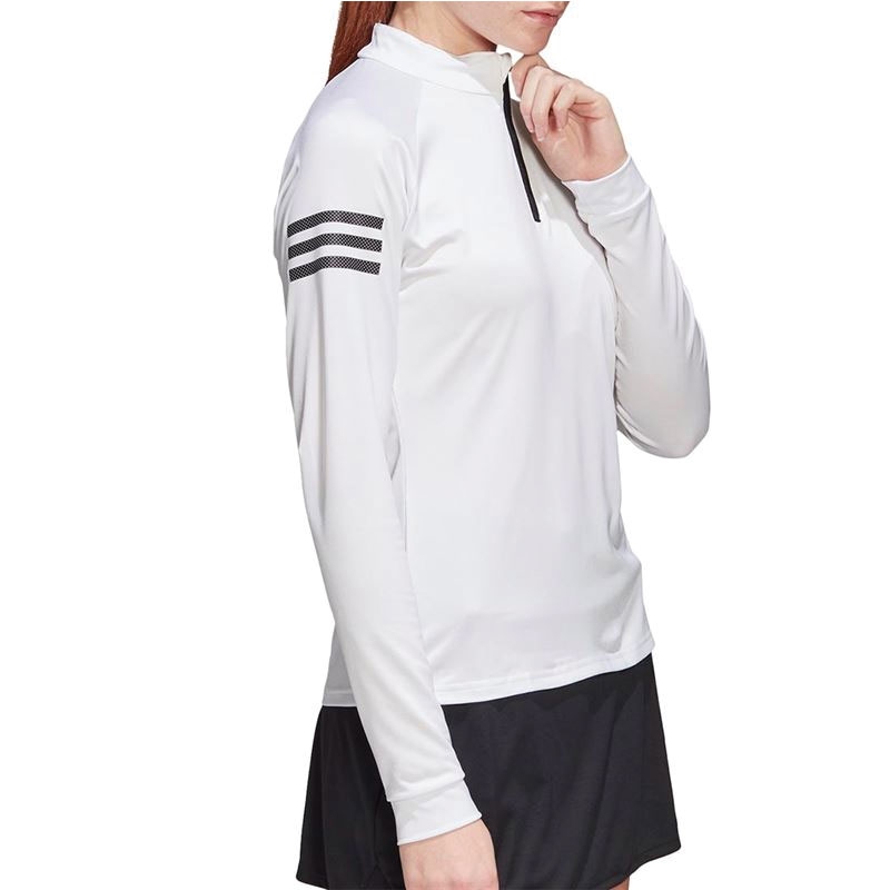Adidas Club Midlayer Women's Tennis Top White/silver