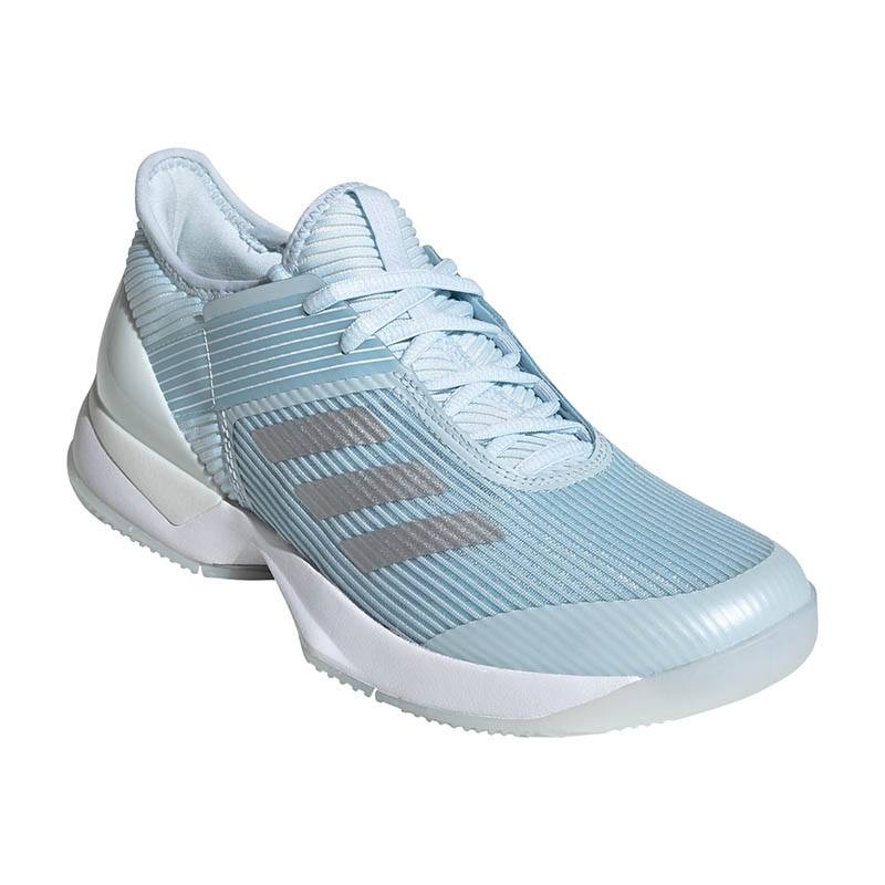 Adidas Adizero Ubersonic 3 Women's Tennis Shoe Sky/silver