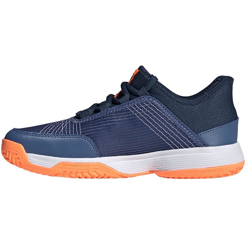 Adidas Adizero Club Junior Tennis Shoe Blue/orange