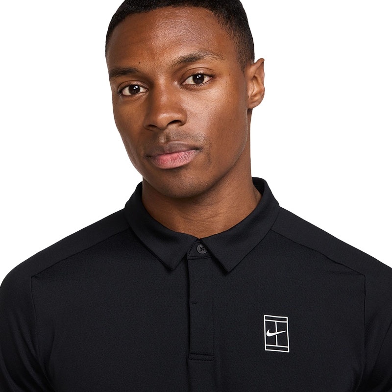 Nike Court Advantage Men's Tennis Polo Black