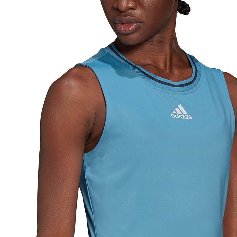 Adidas Match Women's Tennis Tank Hazyblue/white