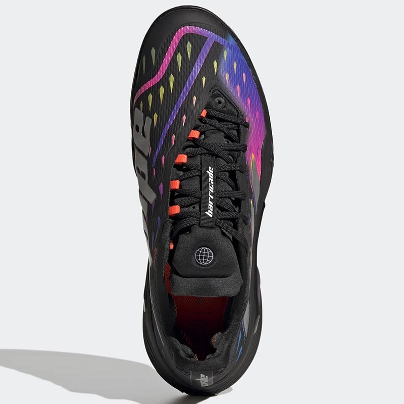 Adidas Barricade Men's Tennis Shoe Black/silver