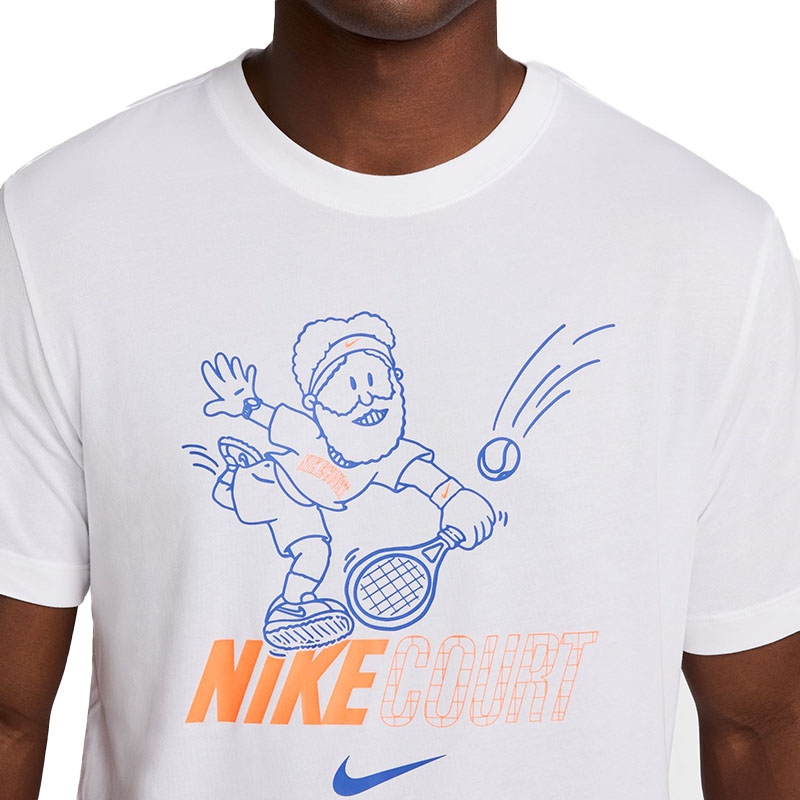 ★NIKE★COURT TENNIS T-シャツ★追跡可 Nike Court Max90 Tennis Tee Shirt - White | Midwest Racquet