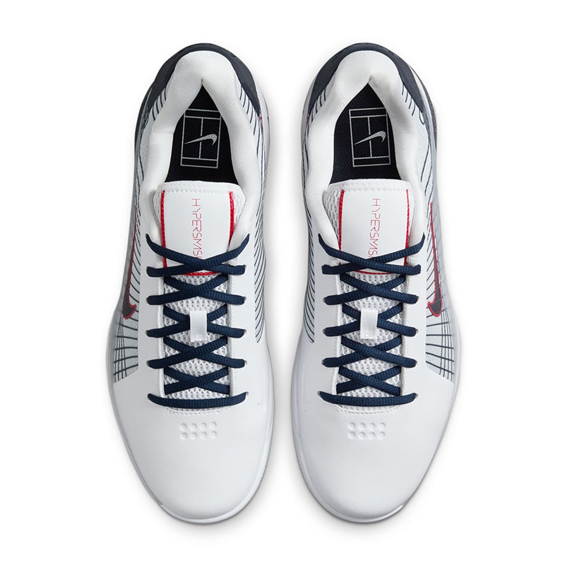 Nike Zoom Vapor 12 Hypersmash Men's Tennis Shoe White Nike Zoom Vapor 12 Hypersmash Men's Tennis Shoe White