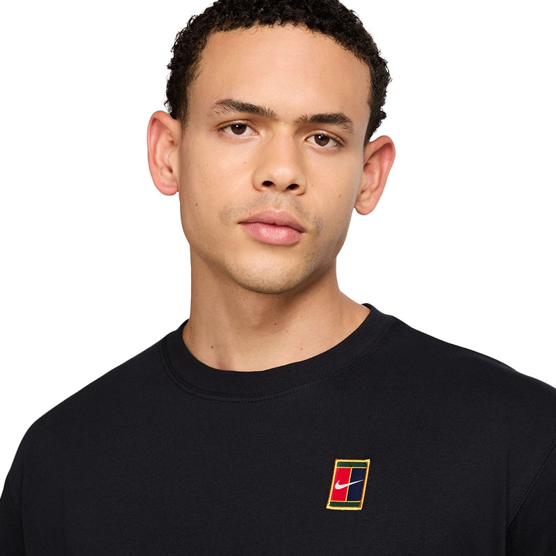 Nike Court Max90 Men's Tennis Tee Black