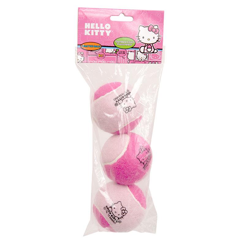Hello Kitty 3 Pack Pressureless Tennis Balls