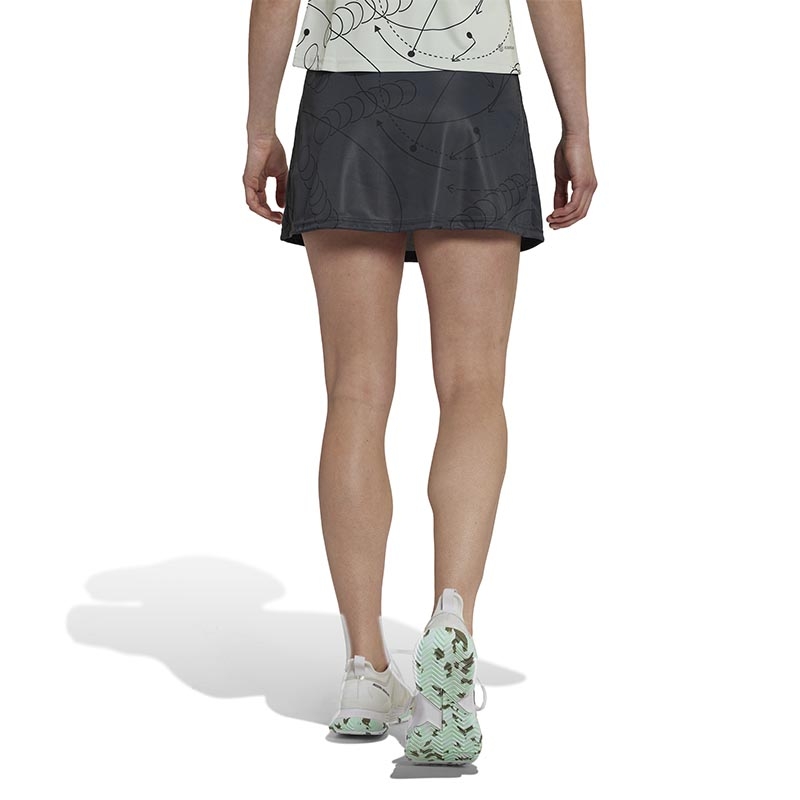 Adidas Club Graphic Women's Tennis Skirt Carbon