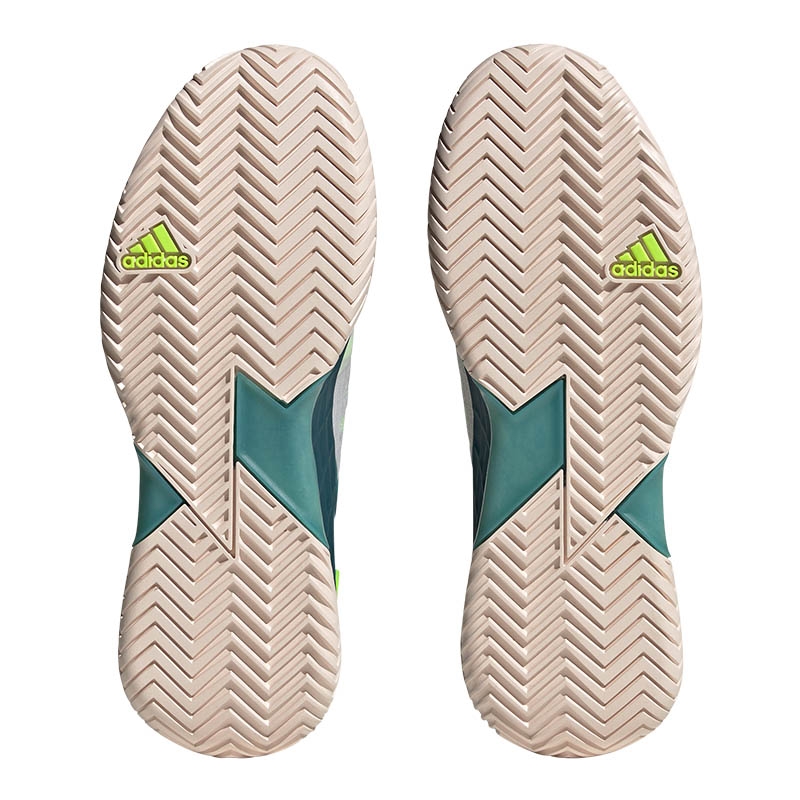 Adidas Adizero Ubersonic 4.1 Women s Tennis Shoe White green lemon