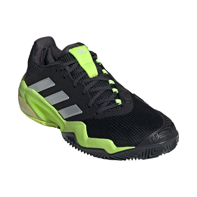 めんたい Adidas Barricade 13 Clay Men's Tennis Shoe Black/lucidlemon