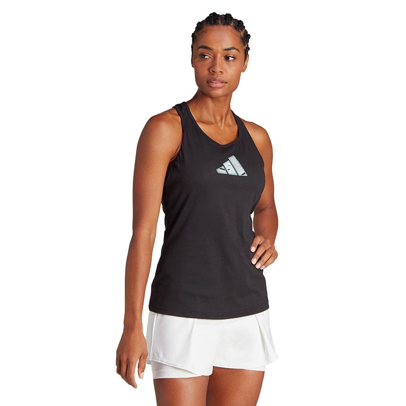 staking uitsterven Kan worden genegeerd Adidas Graphic Women's Tennis Tank Black