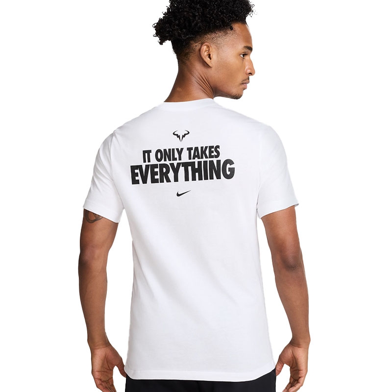 Nike Rafa Retirement Men's Tennis Tee White