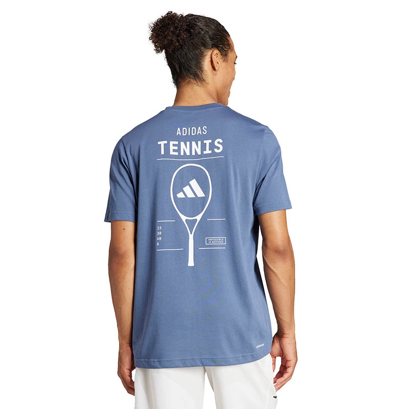 adidas Logo Graphic Men's Tennis Tee Prelovedink