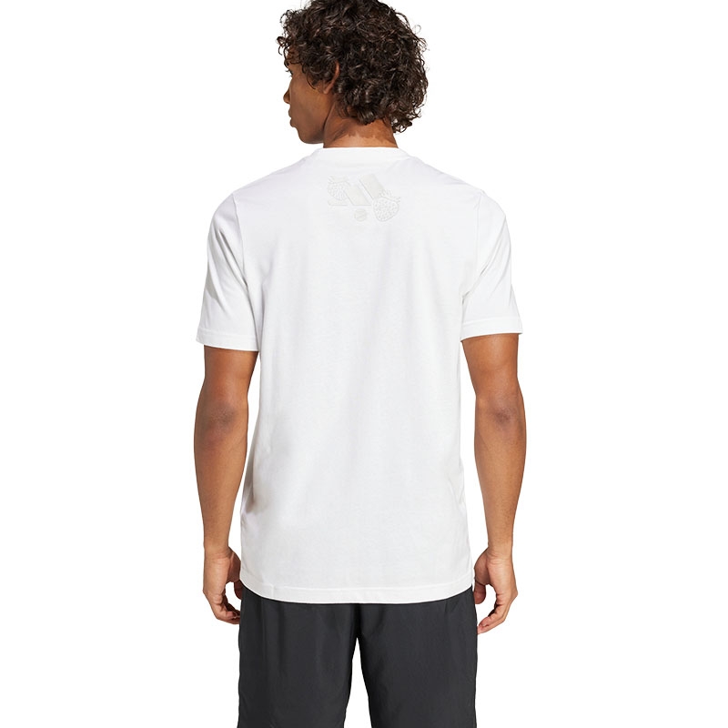 adidas Graphic Men's Tennis Tee White