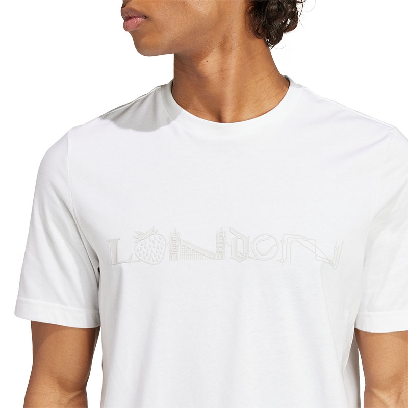 ☆Adidas☆Originals Tennis Graphic Tee White adidas Tennis Graphic Tee - White | Free Shipping with