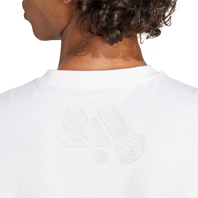 adidas Graphic Men's Tennis Tee White