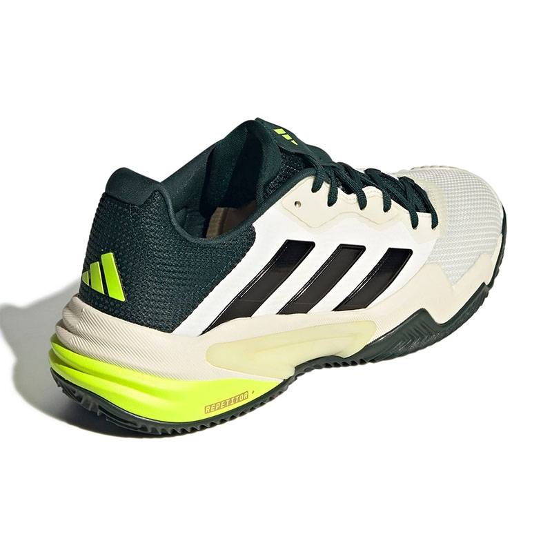 Adidas Barricade 13 Clay Men's Tennis Shoe Offwhite/green