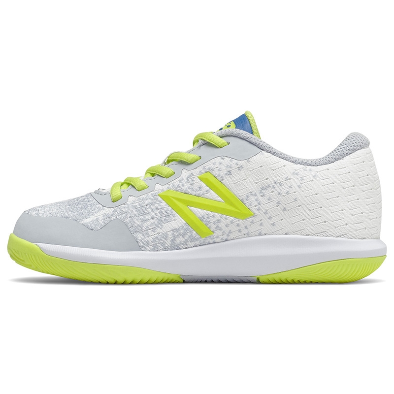 New Balance KC996 v4 M Junior Tennis Shoe White/neongreen