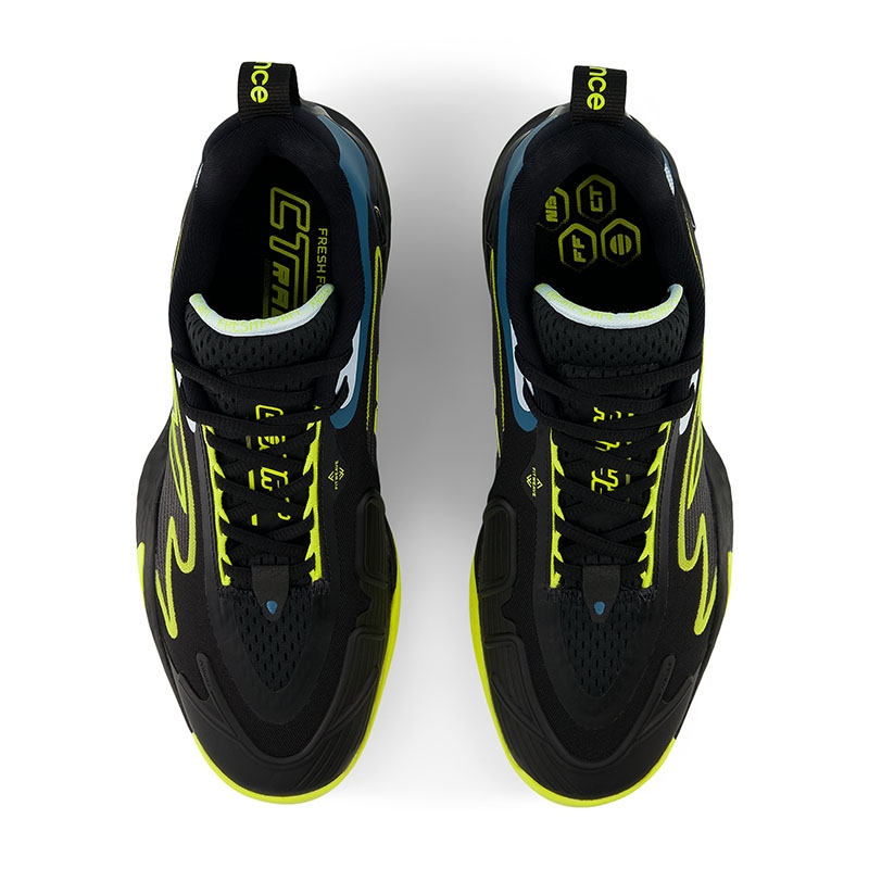 New Balance Fresh Foam X CT-Rally D Men's Tennis Shoe Black/firefly