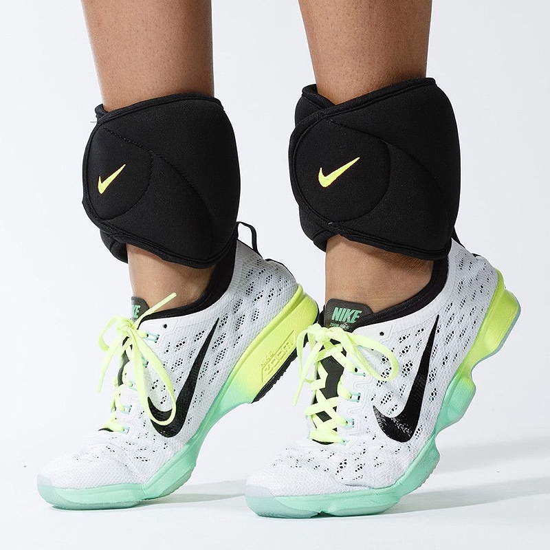 Siete pasión medio Nike Ankle Weights 2.5 Lb Black/volt