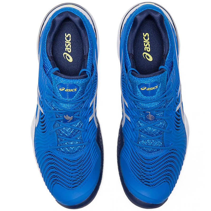 asics court ff novak blue