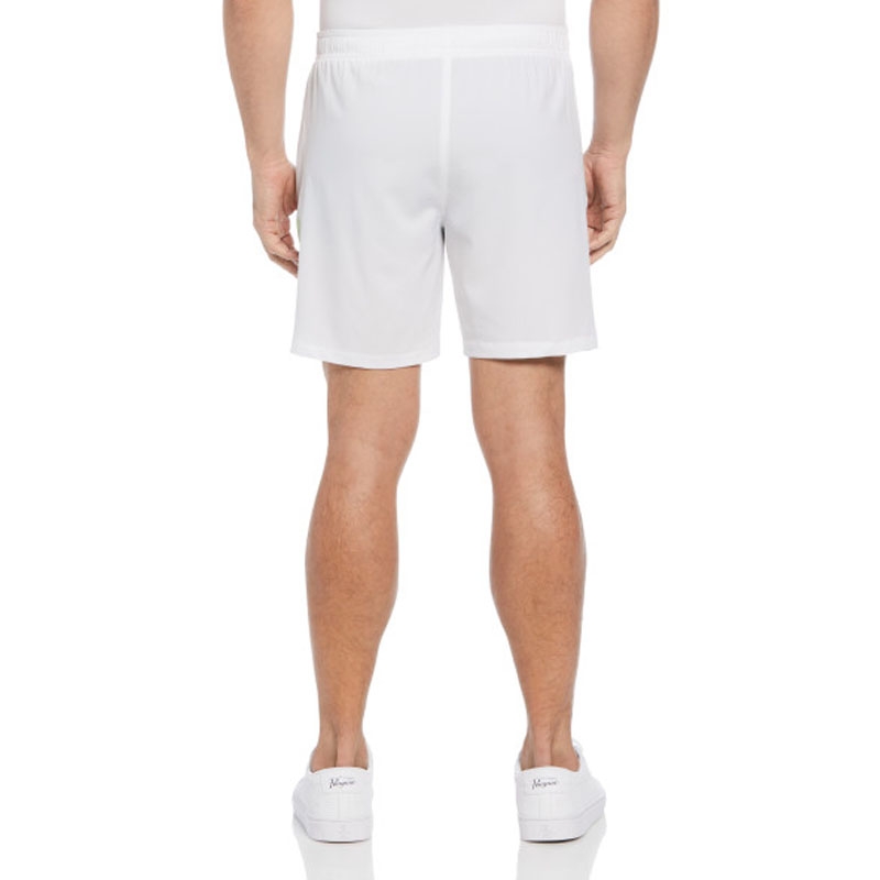 Penguin Performance Blocked Men's Tennis Short White