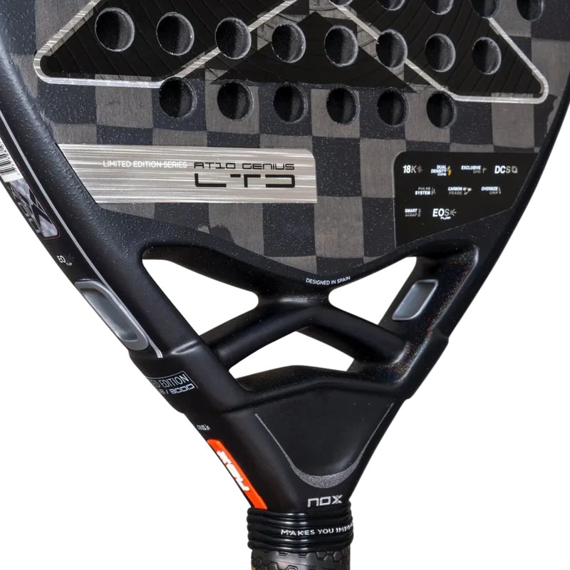 Nox Pack At10 Genius Limited Edition 2025 Padel Racquet Black