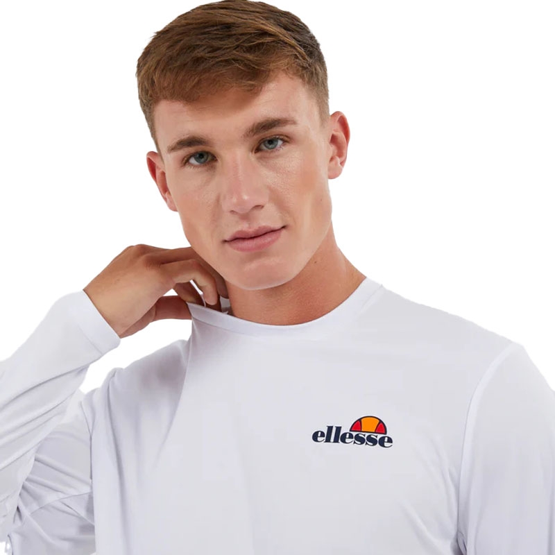Ellesse Munica Long Sleeve Men's Tennis Tee White