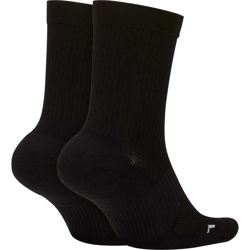 Nike Court Multiplier Max Crew Tennis Socks Black/black