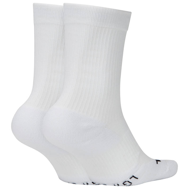 Nike Court Multiplier Max Crew Tennis Socks White/white